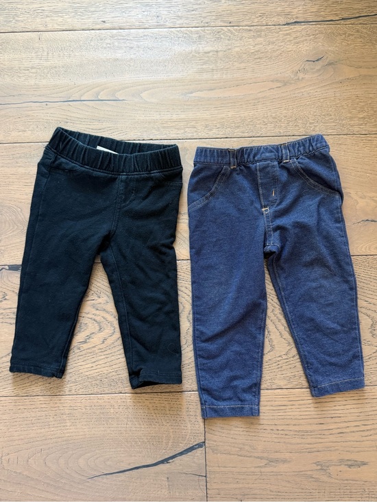 Carter's Other - Carter’s + Cat & Jack 12M Jeggings Pants Lot of 2